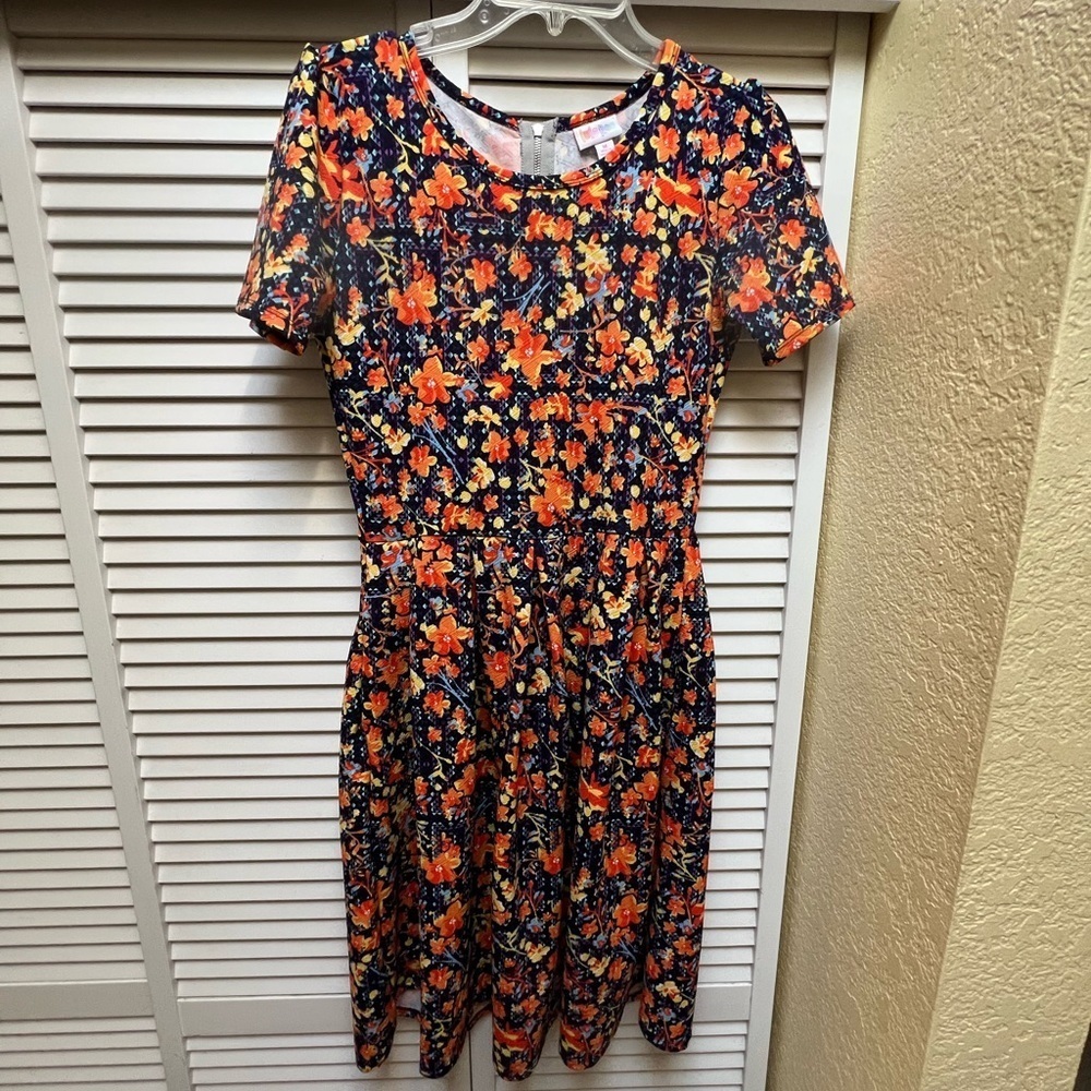 Lularoe Sz M Floral Dress
